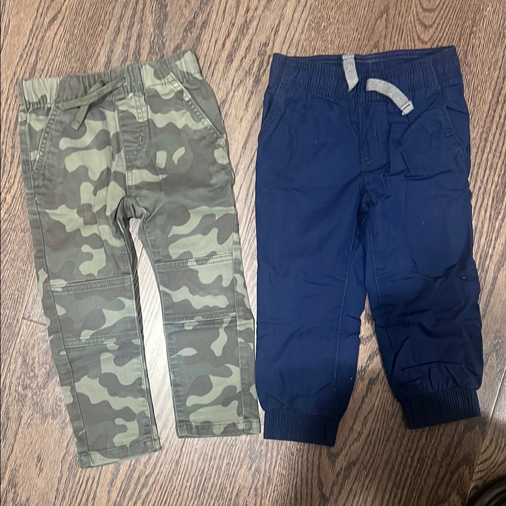 Okie Dokie Green and Blue Sweatpants Comfortable Joggers